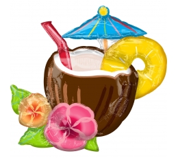 Folija balons "Coconut Pina Colada" formā (76 x 71 cm)