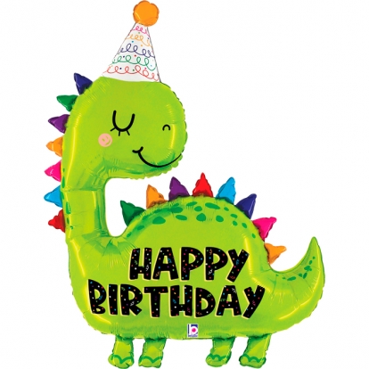 Folija balons "Dino Birthday" (132 cm)