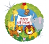 Folija balons "Dzimšanas diena džungļos" (46 cm)