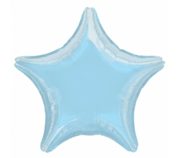 Folija balons "Gaiši zila zvaigzne" (45 cm)