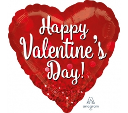 Folija balons "Happy Valentines day" (28 x 71cm)