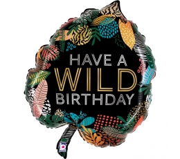 Folija balons "Have a Wild Birthday" (76 cm)