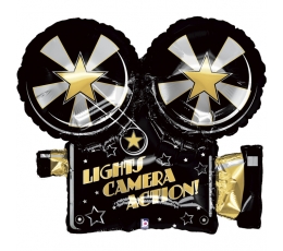 Folija balons "Lights.Camera.Action" (81 cm)