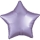 Folija balons "Lillā ceriņkrāsas zvaigzne", matēta (48 cm)
