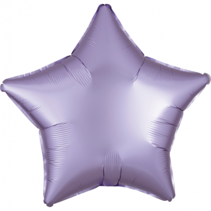 Folija balons "Lillā ceriņkrāsas zvaigzne", matēta (48 cm)