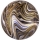 Folija balons, marblez melns (38x40cm)