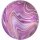 Folija balons, marblez violets (38x40cm)