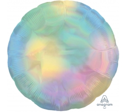 Folija balons "Perlamutra aplis", hologrāfisks (45 cm)
