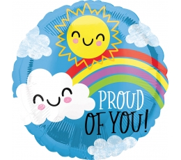 Folija balons "Proud of you" (43 cm)