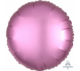 Folija balons "Rozā aplis", matēts (43 cm)