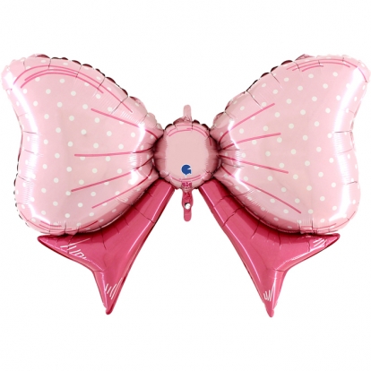Folija balons "Rozā bantīte" (109 cm)