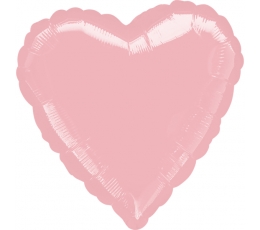 Folija balons "Rozā sirds" (43 cm)