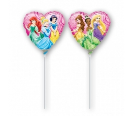 Folija balons uz nūjiņas "Princeses"  (23cm)