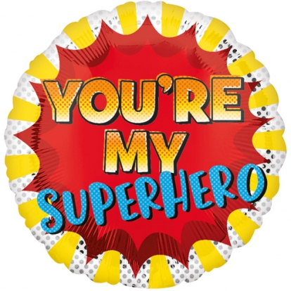 Folija balons „You're my Superhero“ (43 cm)