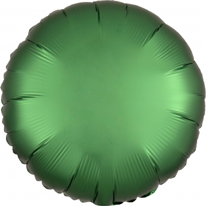 Folija balons "Zaļais aplis", matēts (43 cm)