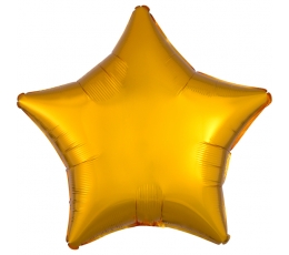 Folija balons "Zelta zvaigzne" (43 cm)