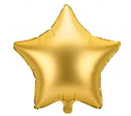 Folija balons "Zelta zvaigzne" (45 cm)