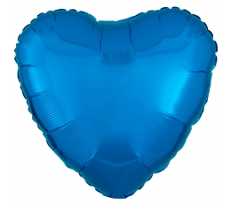 Folija balons "Zilā sirds" (43 cm)