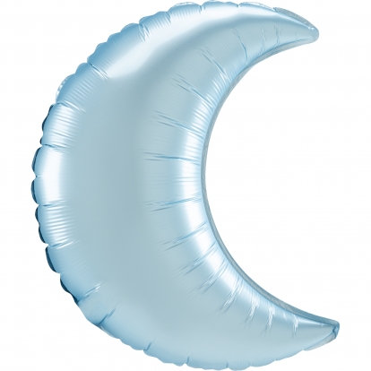 Folija balons "Zilais mēness" (66 cm)