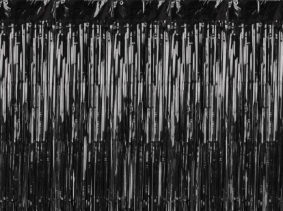Folijas aizkars-lietutiņš, melns (90x250 cm)