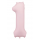 Folijas balons "1", pasteļrozā (85 cm)