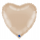 Folijas balons "Brūna sirds", matēts (43 cm)