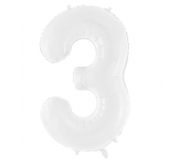 Folijas balons-cipars ''3'' (86 cm)