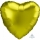 Folijas balons "Citrona sirds", matēts (43 cm)