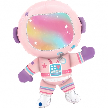 Folijas balons "Dāma Astronaute" (54x69 cm)