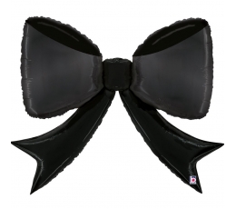 Folijas balons "Melna bante" (104 cm)