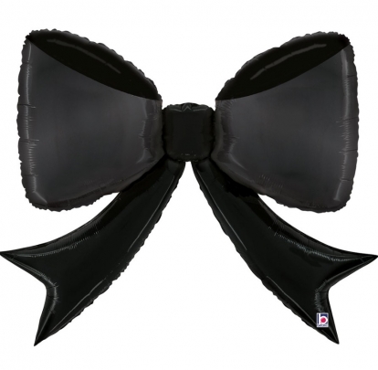 Folijas balons "Melna bante" (104 cm)