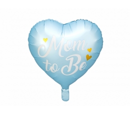 Folijas balons "Mom to be", zils (35 cm)