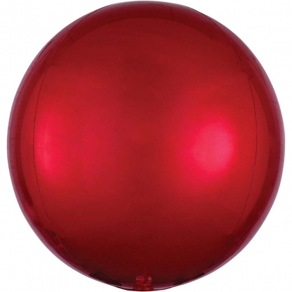 Folijas balons-orbz, sarkans (38 cm)