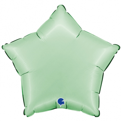 Folijas balons "Piparmētru zvaigzne", matēts (45 cm)