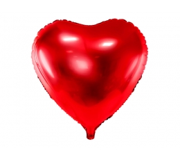 Folijas balons "Sarkanā sirds" (61 cm)