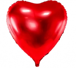 Folijas balons "Sarkanā sirds" (68x72 cm)