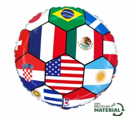 Folijas balons "Starptautiskā bumba" (46 cm) 1