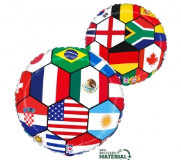 Folijas balons "Starptautiskā bumba" (46 cm)