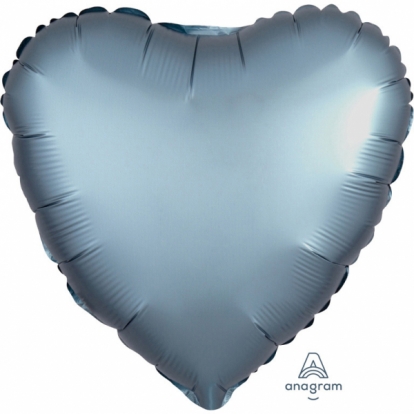 Folijas balons "Tērauda sirds", matēts (43 cm)