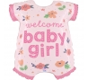 Folijas balons "Welcome BabyGirl" (66 cm)