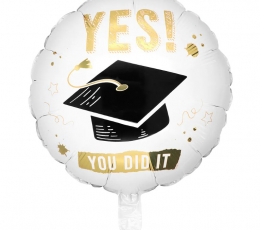 Folijas balons "Yes! You did it" (45 cm)