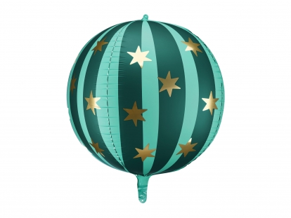 Folijas balons "Zaļā cirka bumba" (75 cm)