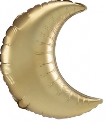 Folijas balons “Zelta mēness”, matēts (43 cm)
