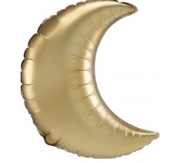 Folijas balons "Zelta mēness", matēts (66 cm)