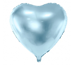 Folijas balons "Zilā sirds" (43 cm)