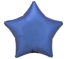 Folija balons "Zila zvaigzne", matēts (48 cm)