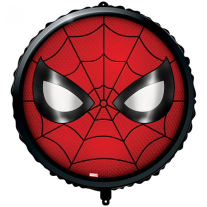 Folijas balons "Zirnekļcilvēka maska" (46 cm)