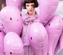 Folijas balons "Ceriņu spoks" (41x70 cm) 2