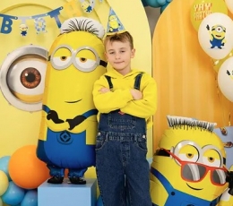 Folijas balons "Minion Tim" (40x100 cm) 2 Folijas balons "Minion Tim" (40x100 cm) 2