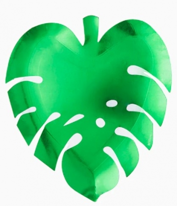 Formas šķīvji "Tropu lapas" (6 gab./22 cm)